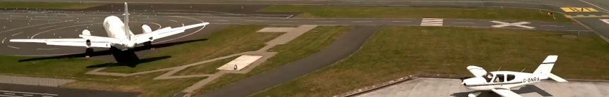 Hof-Plauen Airport HOQ/EDQM Live Webcam providing panoramic views of aircraft operations, business aviation activities and ground movements at this strategic Bavaria's regional airport