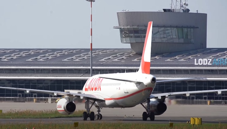 Lodz Airport (LCJ/EPLL) Live Webcam showing real-time views of aircraft operations, terminal activities, and runway movements in Central Poland